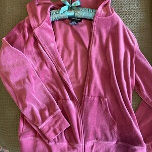 Vintage Pink velour tracksuit